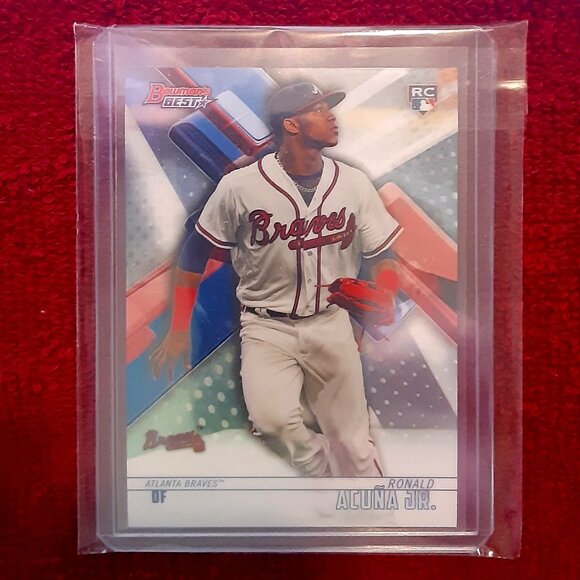 Ronald Acuna Jr. – Rookie Card - 2018 Bowman's Best – Card #51 - Picture 1 of 2